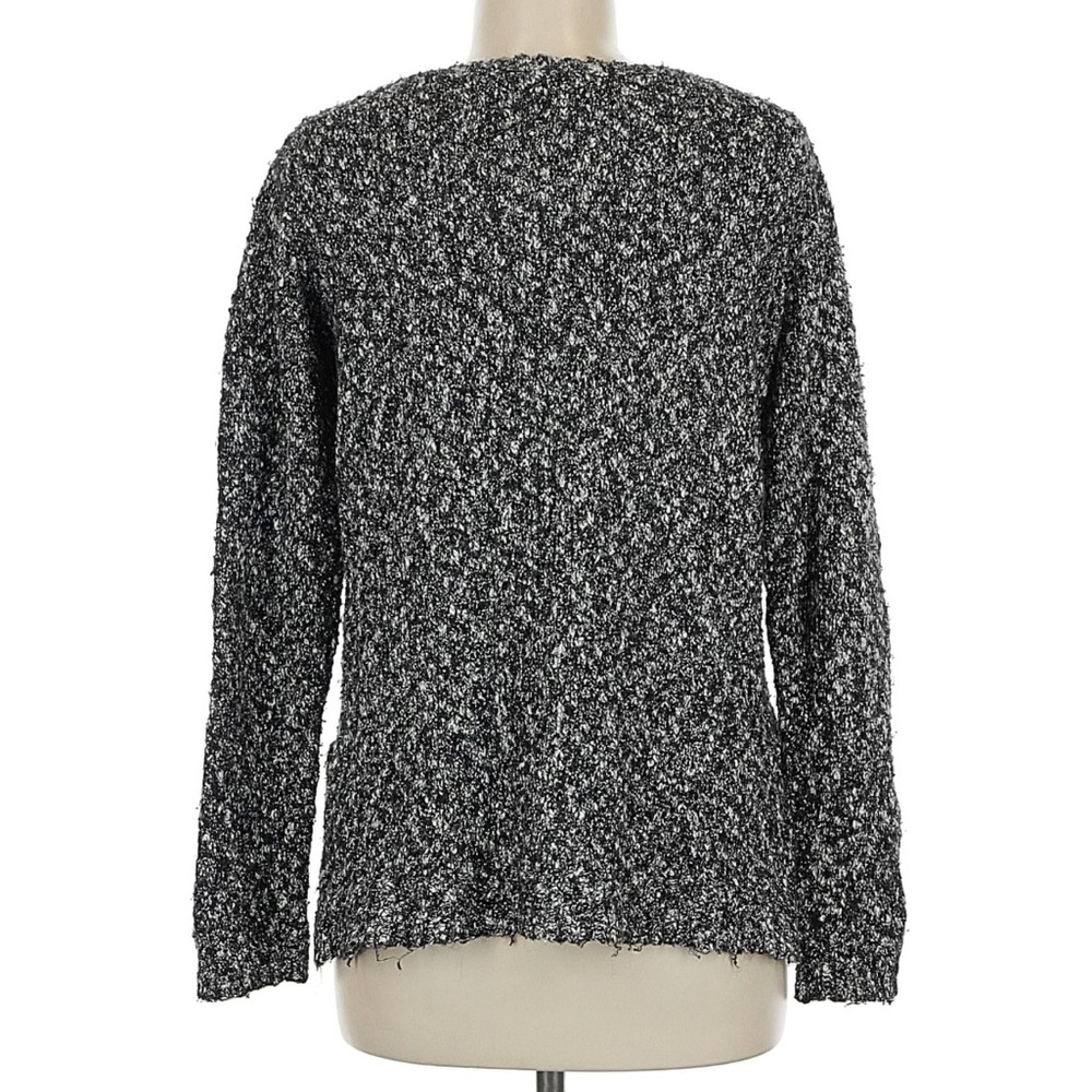 Buffalo David Bitton Gray Patterned Knit Top - image 2